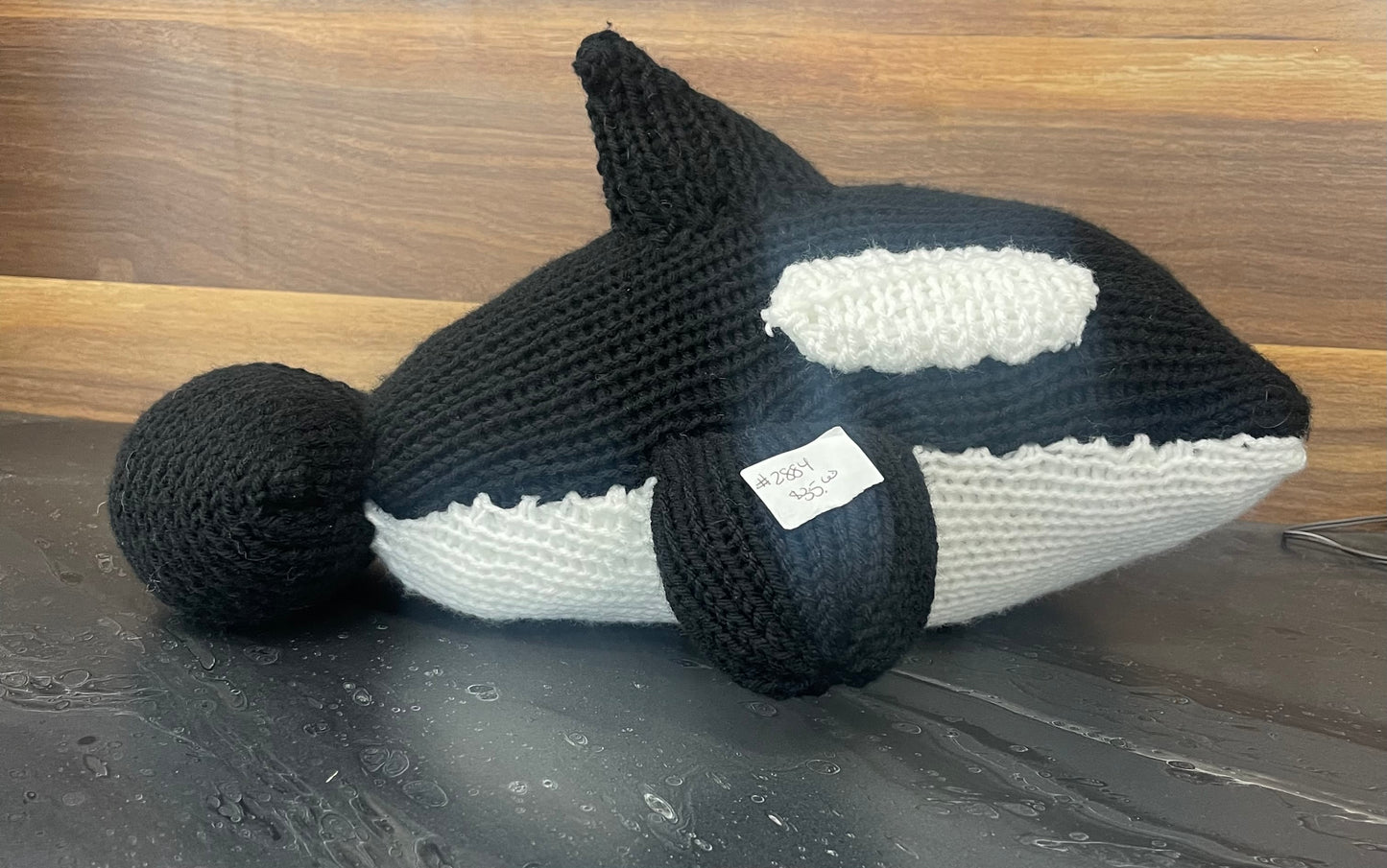 Orca crochet handmade stuffed animal